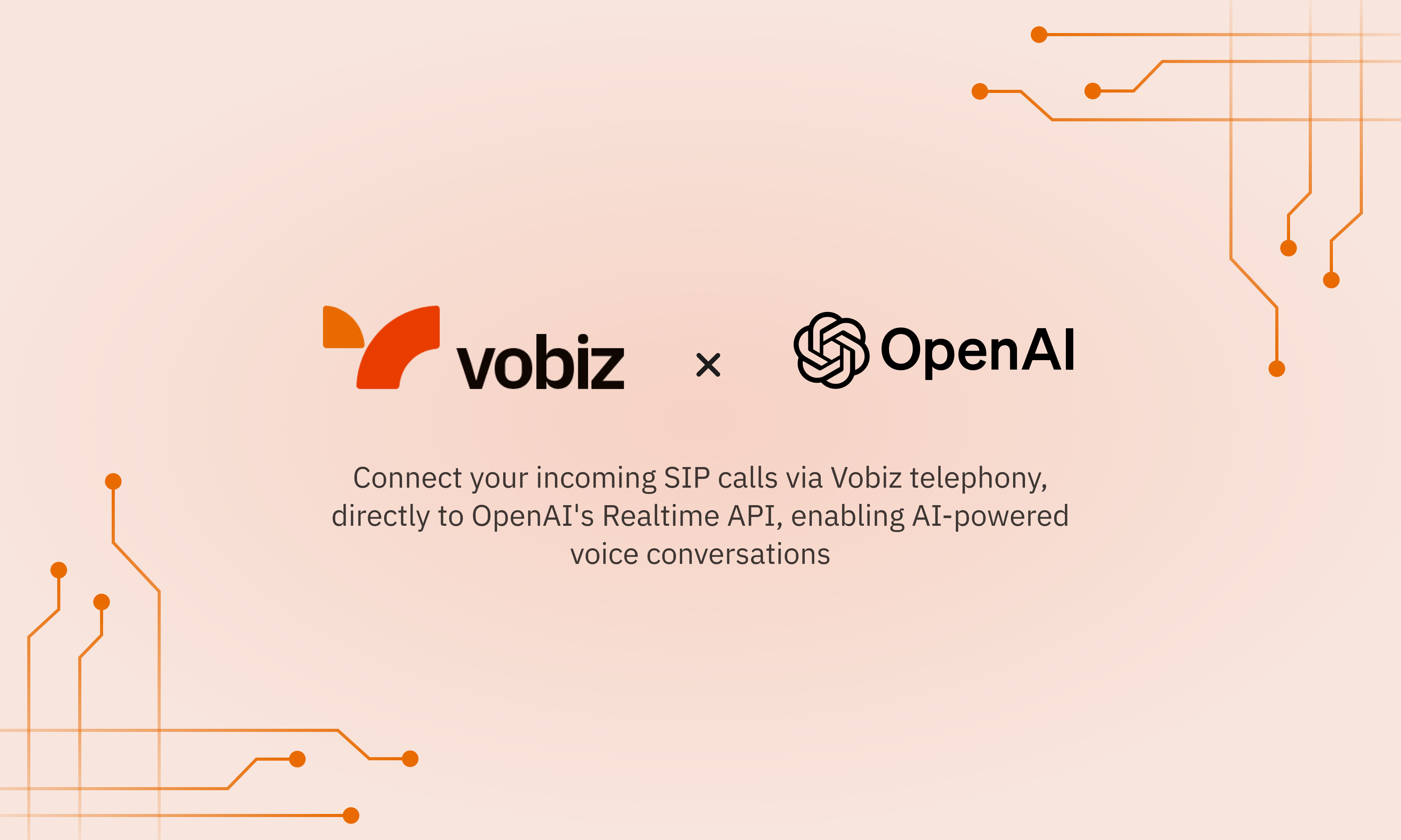 OpenAI Realtime API integration with Vobiz SIP trunking